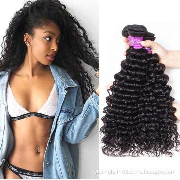 Wholesale Hair Vendors Cuticle Aligned Raw Cambodian Hair Deep Wave Curly Bundles Peruvian Braiding Hair